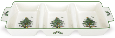 Tray Serving with Handle three section
